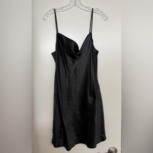 VGUC Aritzia Babaton Black Mini Slip Dress